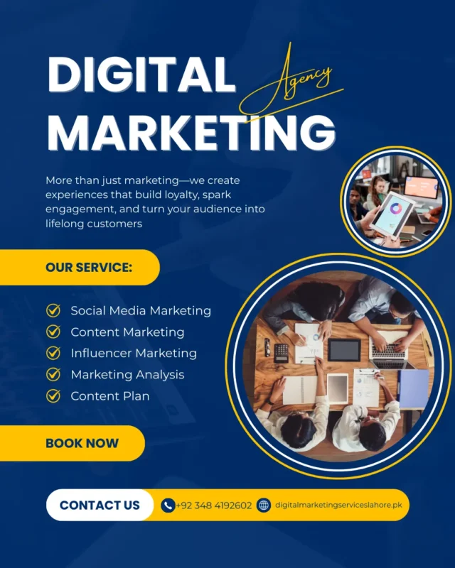 Digital Marketing Agency Team Lahore